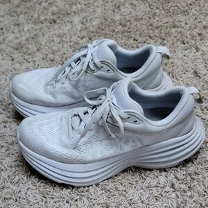 Hoka White Athletic Shoes